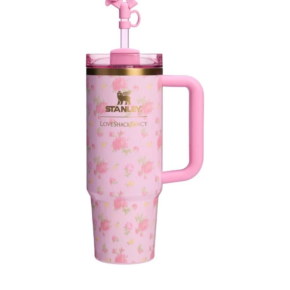 BNWT Stanley x LoveShackFancy Pink Floral Tumbler 30 Oz